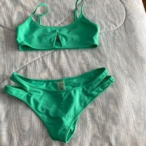Kittenish green bikini , never worn